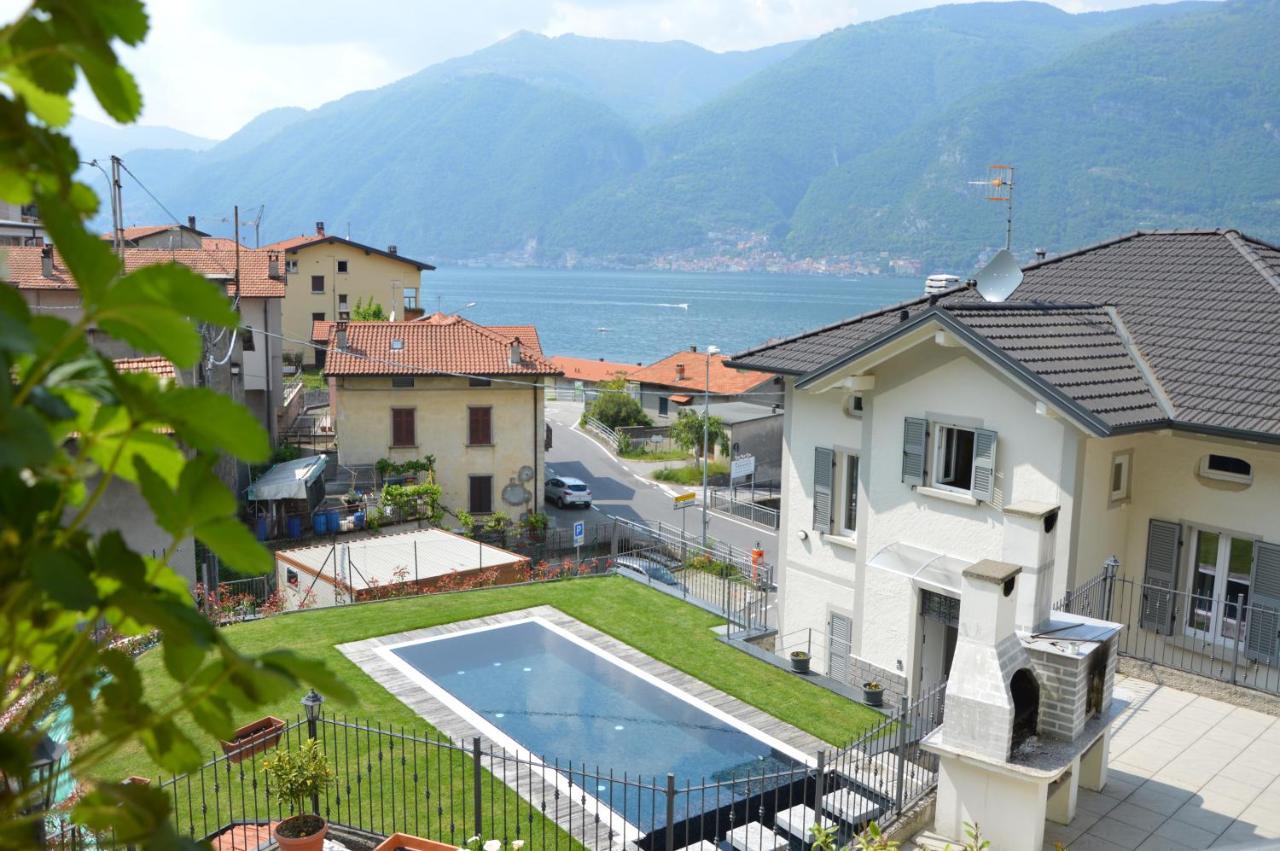 Lescen White Residence - Swimming Pool Lezzeno Luaran gambar